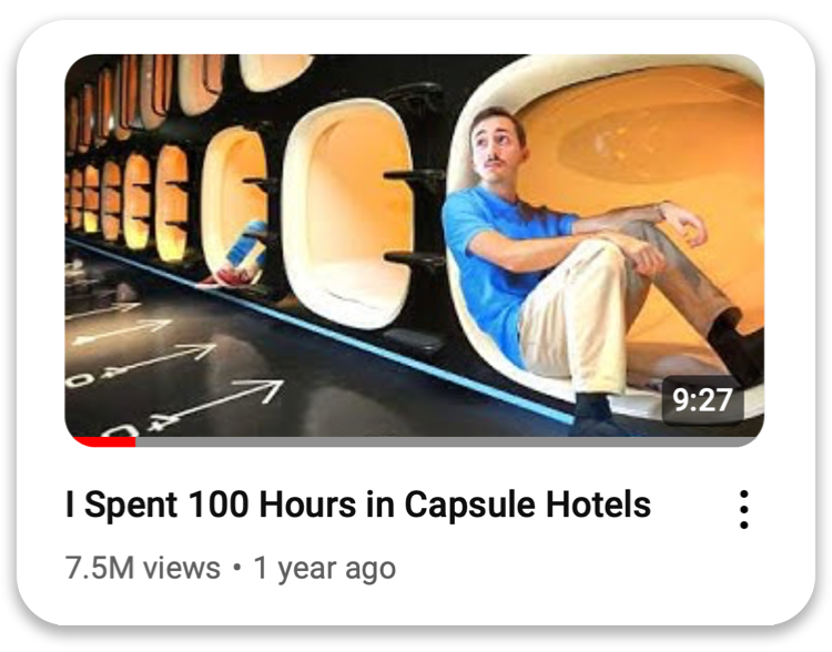 I Spent 100 Hours in Capsule Hotels