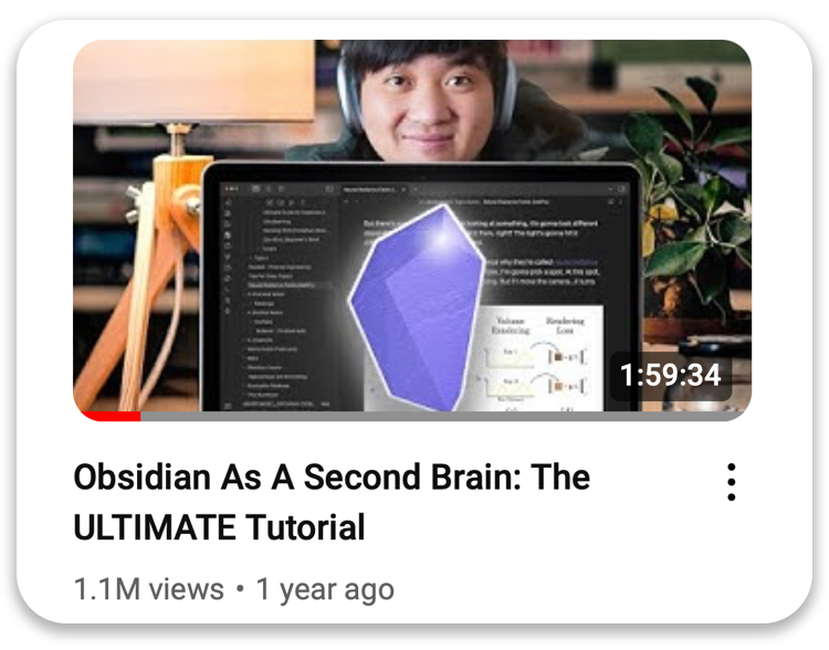 Obsidian As A Second Brain